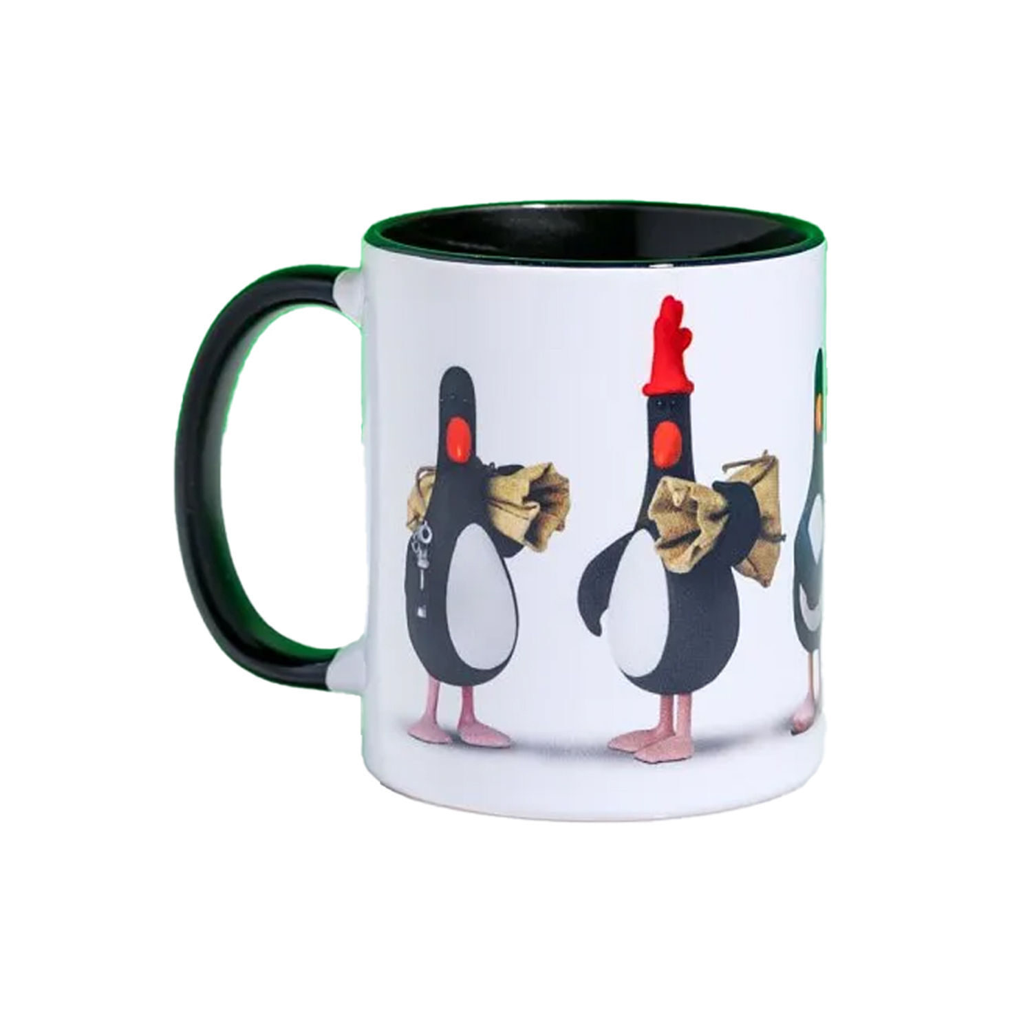 Wallace And Gromit Line Up Feathers Mcgraw Mug - White/Off White