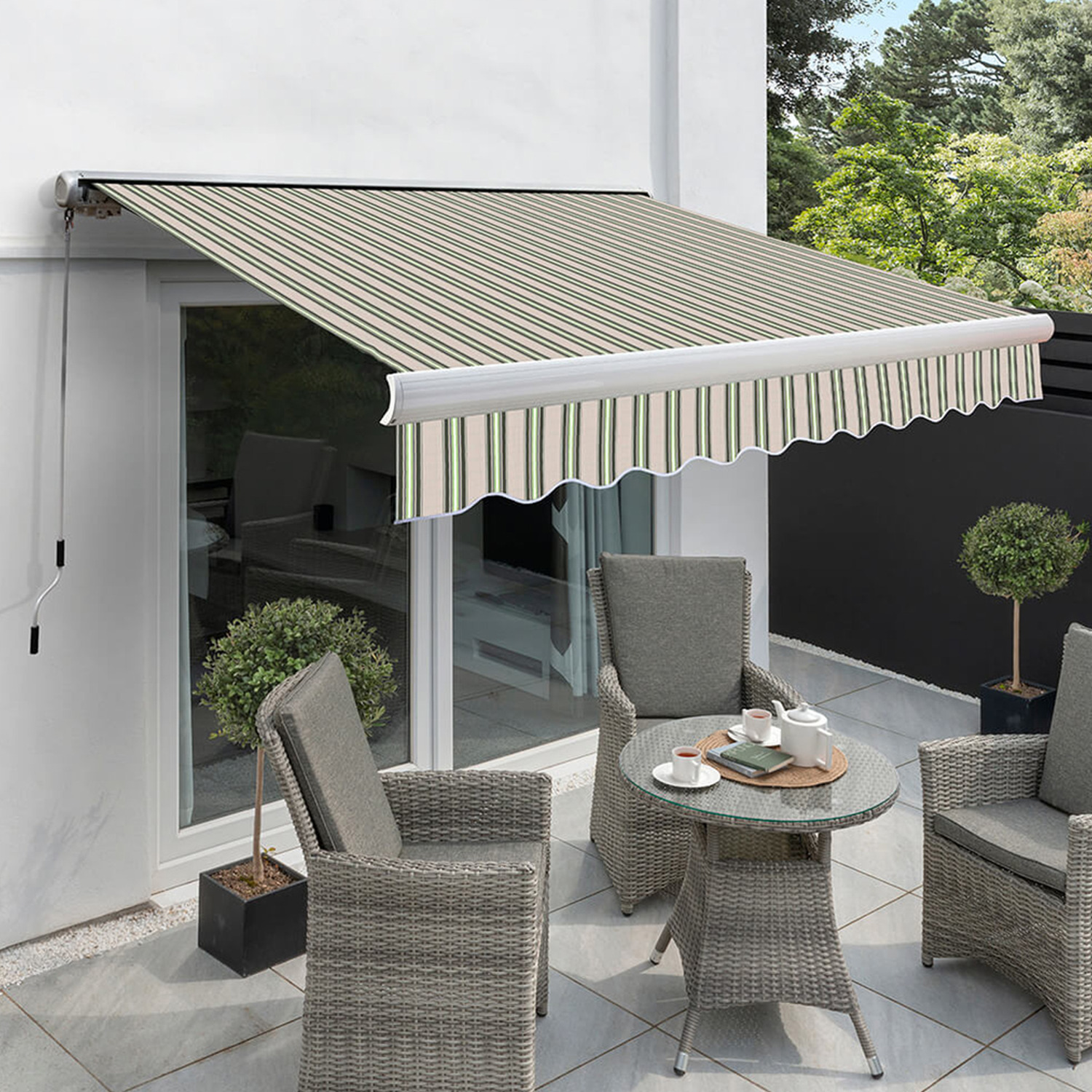 Image of Full Cassette Electric Patio Awning 4m&hellip;
