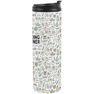 Novelty Wedding Planner Travel Flask - Reusable Stainless Steel Tumbler Gift