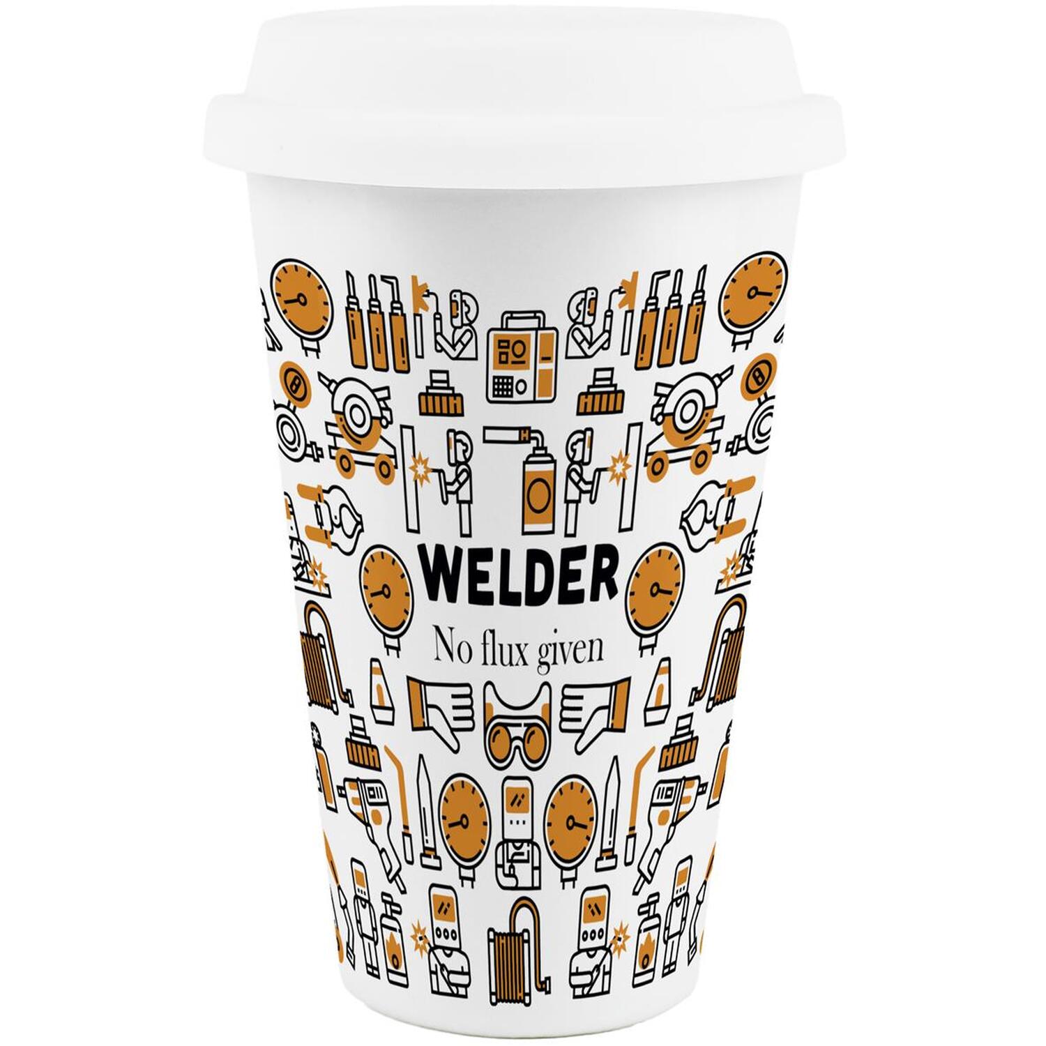 Image of Novelty Welder Ceramic Travel Mug -&hellip;