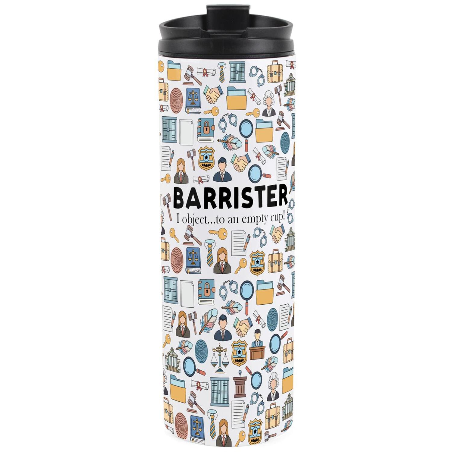 B&Q - Barrister Travel FlaskGifts For BarristersReusable Stainless Steel Vacuum-Sealed Double-Walled 500Ml Flask - Image 2