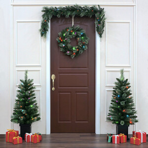 4 Piece Mystic Multi-Lit Front Door Set