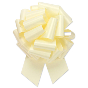 Cream Pull Bows 50mm (pack of 10)
