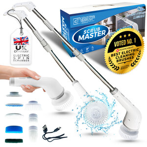 Electric Cleaning Brush Scrubber Bathroom Cleaner Set