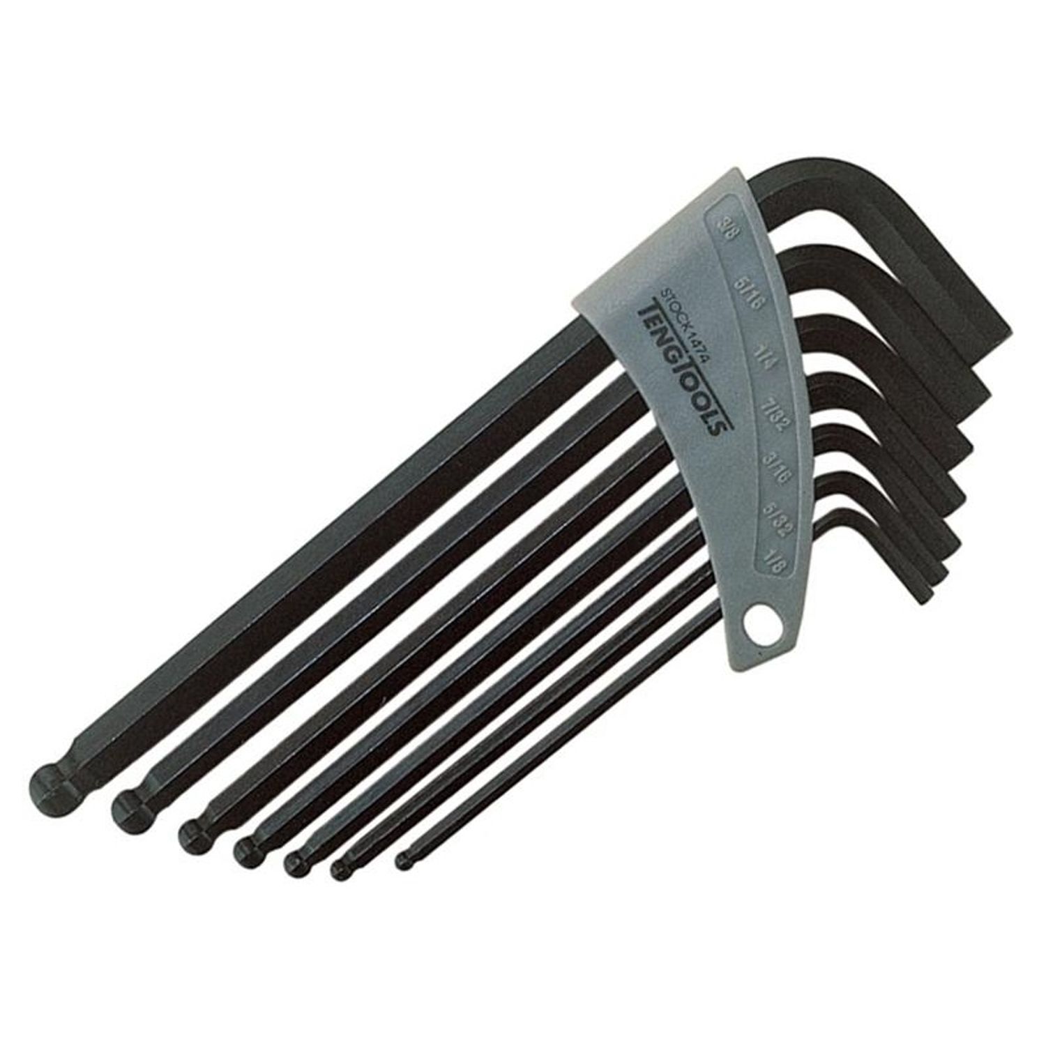 Teng Ball Point Hex Key Set Of 7 A - Multi Colour