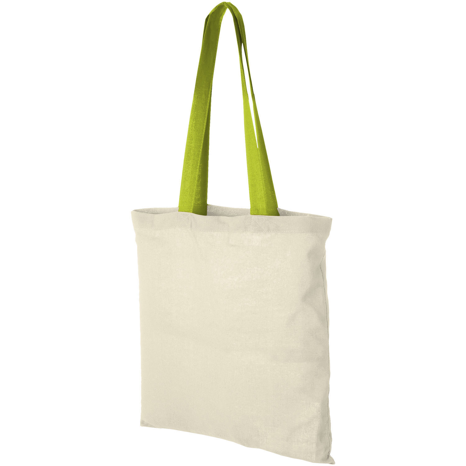Bullet Nevada Cotton Tote - Natural/Apple Green