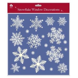 Snowflake Window Stickers 6 Pack