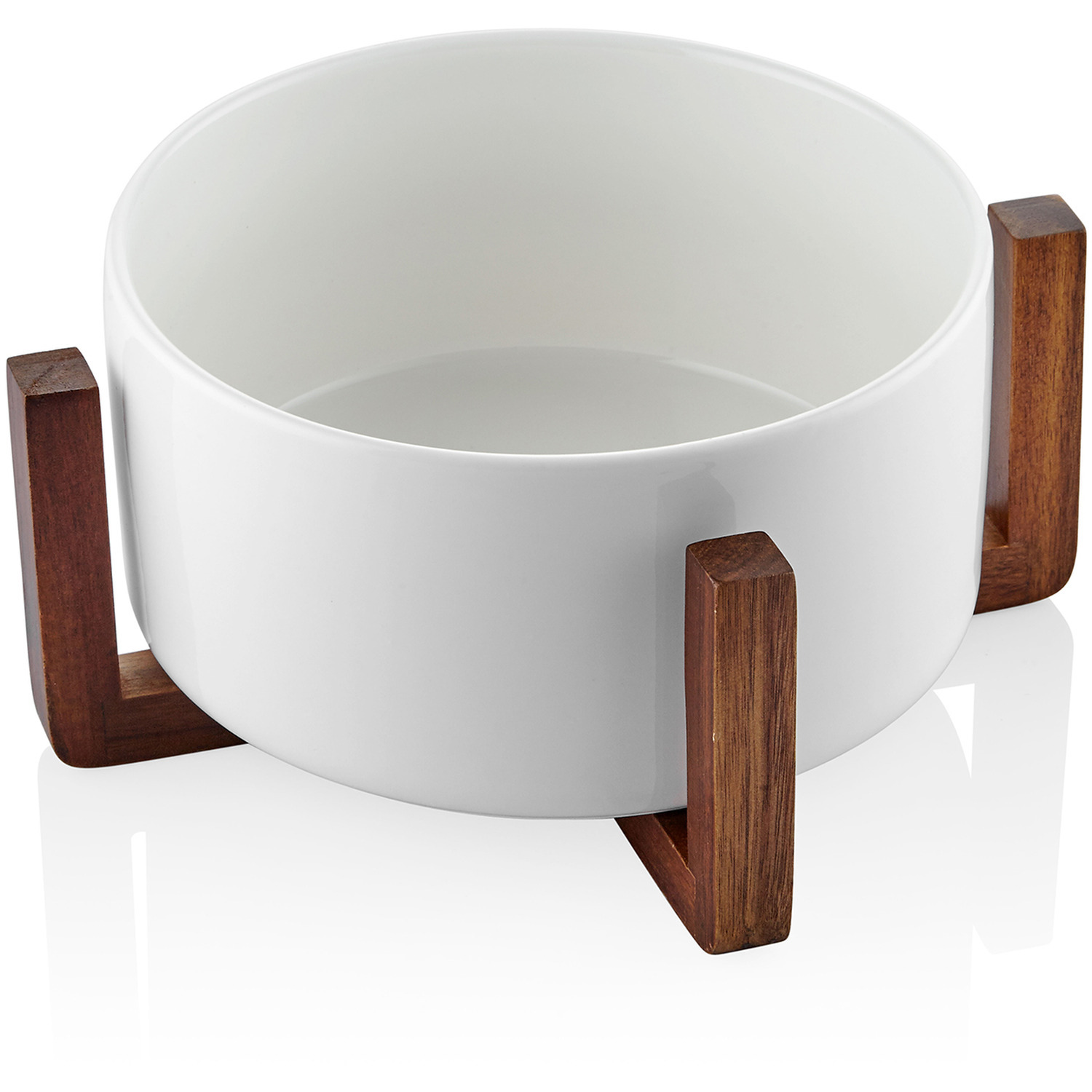 Image of Woody Collection Porcelain Footed Serving Bowl&hellip;
