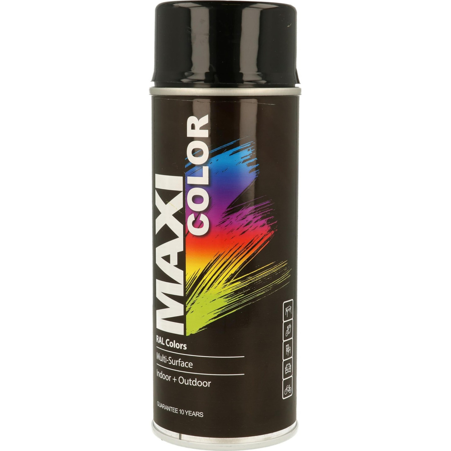 Saxon Maxicolor Gloss Deep Black Spray Paint 400Ml Fast Dry Indoor Outdoor Use - Image 5