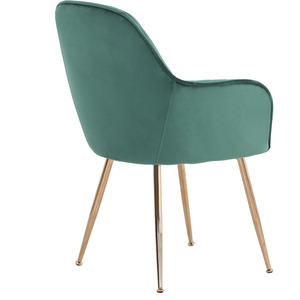 Green Set of 2 Velvet Dining Armchairs shot 21678049