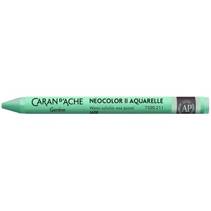 Neocolor II Water Soluble Wax Pastel - Jade Green 211