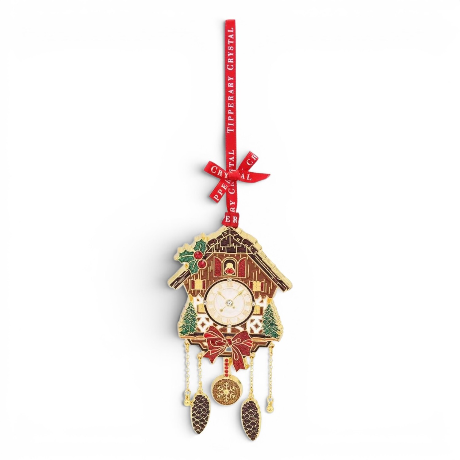 Tipperary Sparkle Hanging Decoration - Cuckoo Clock - Image 2
