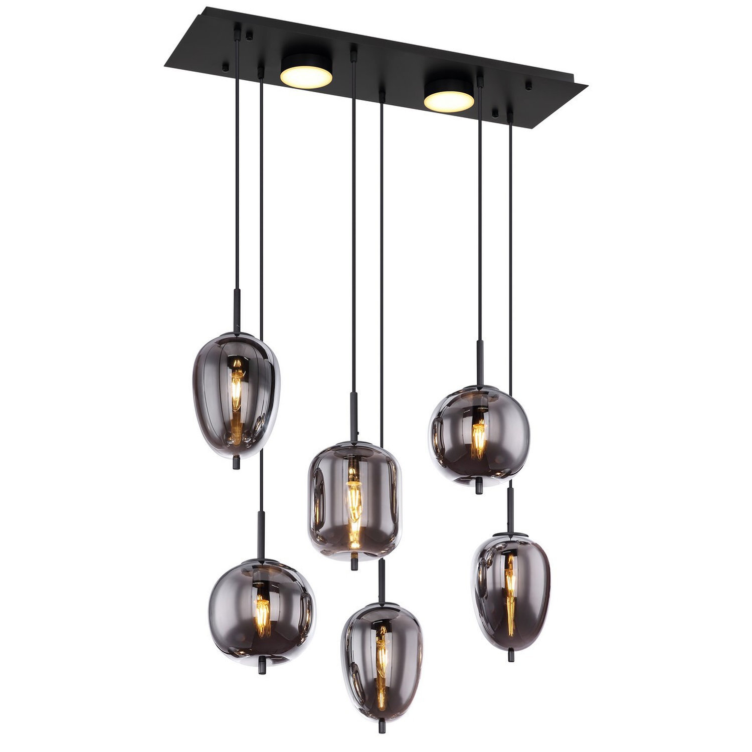 Globo Lighting Blacky Pendant Light Black