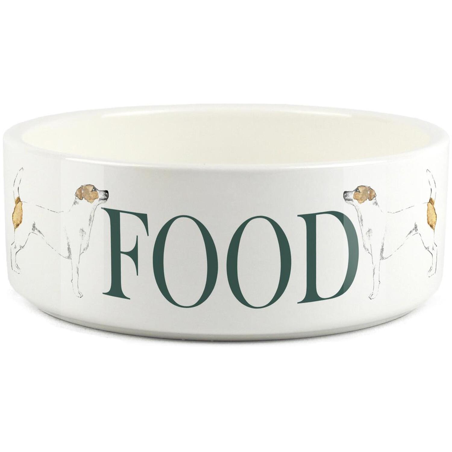 Jack Russell Pet Bowl - Dog Portrait Small Ceramic Food Bowl/Dish Dog Gift - Image 2