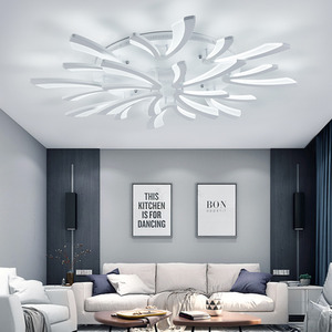 Silver / 120W / Cool White V-Shaped LED Flush Light shot 1080942