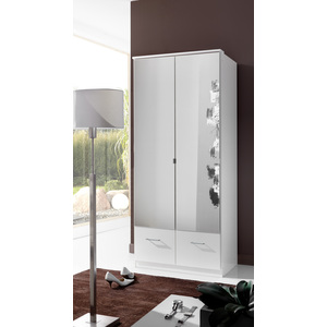 Imago White 2 Door Wardrobe with Drawer