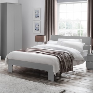 Manhattan Double Bed - Grey