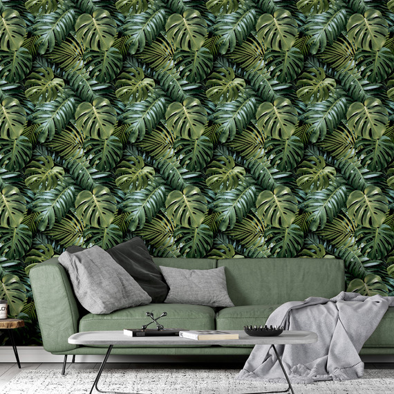 Arthouse Living Wall Green Wallpaper