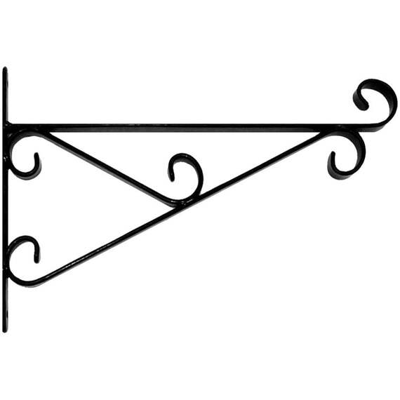 Premium Hanging Basket Bracket Black