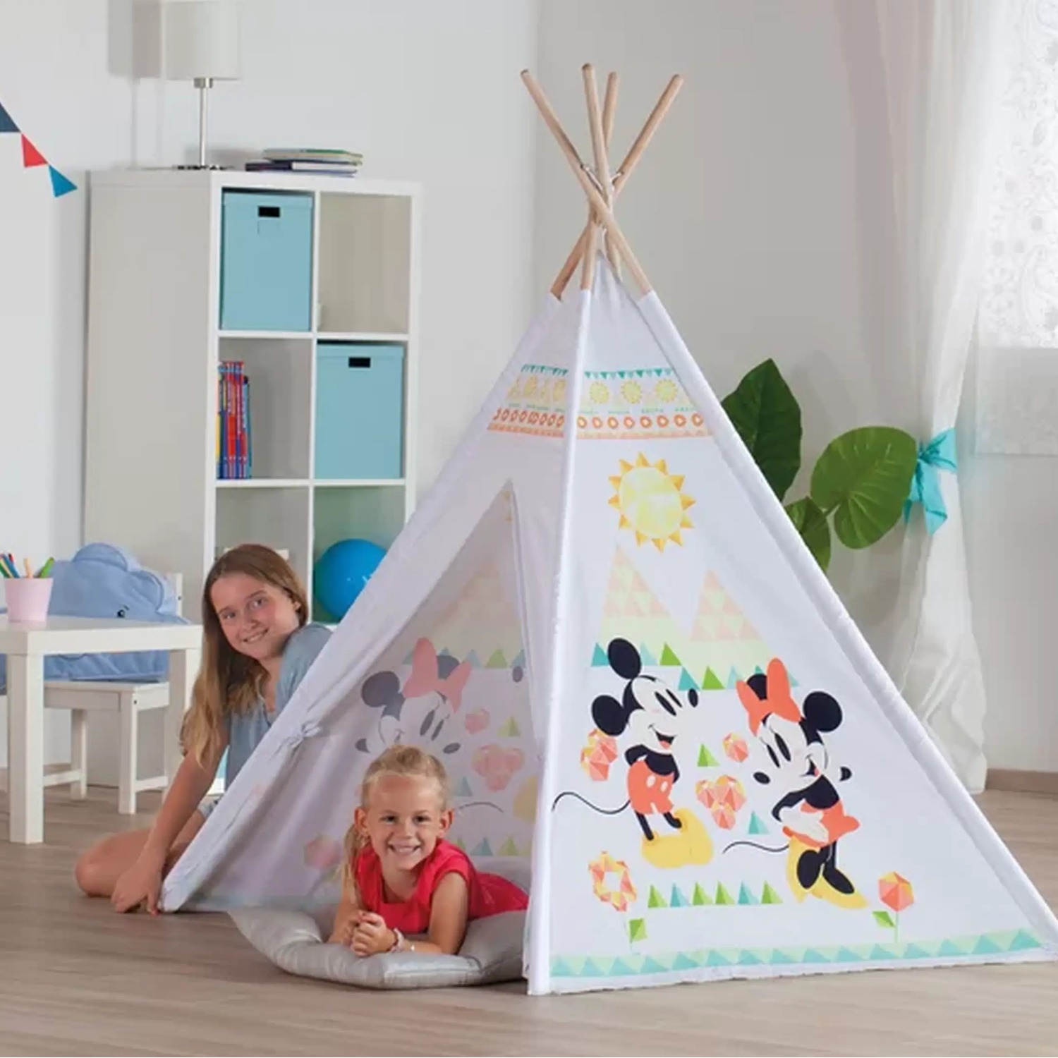 Image of Mickey and Minnie Tepee - Multicoloured