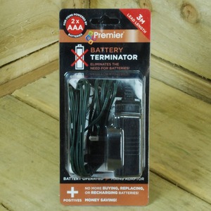 2 x AAA Money Saving Battery Replacement Plug in Adapter