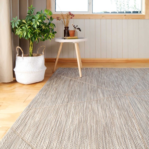 Distressed Textured Flatweave Indoor Outdoor Weatherproof Rug
