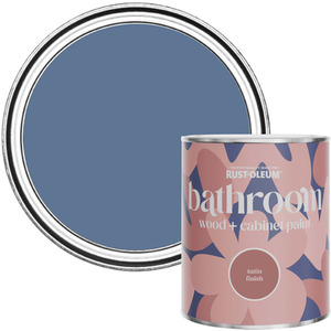 Rust-Oleum Bathroom Wood  Cabinet Paint in Satin Finish - Blue River 750ml