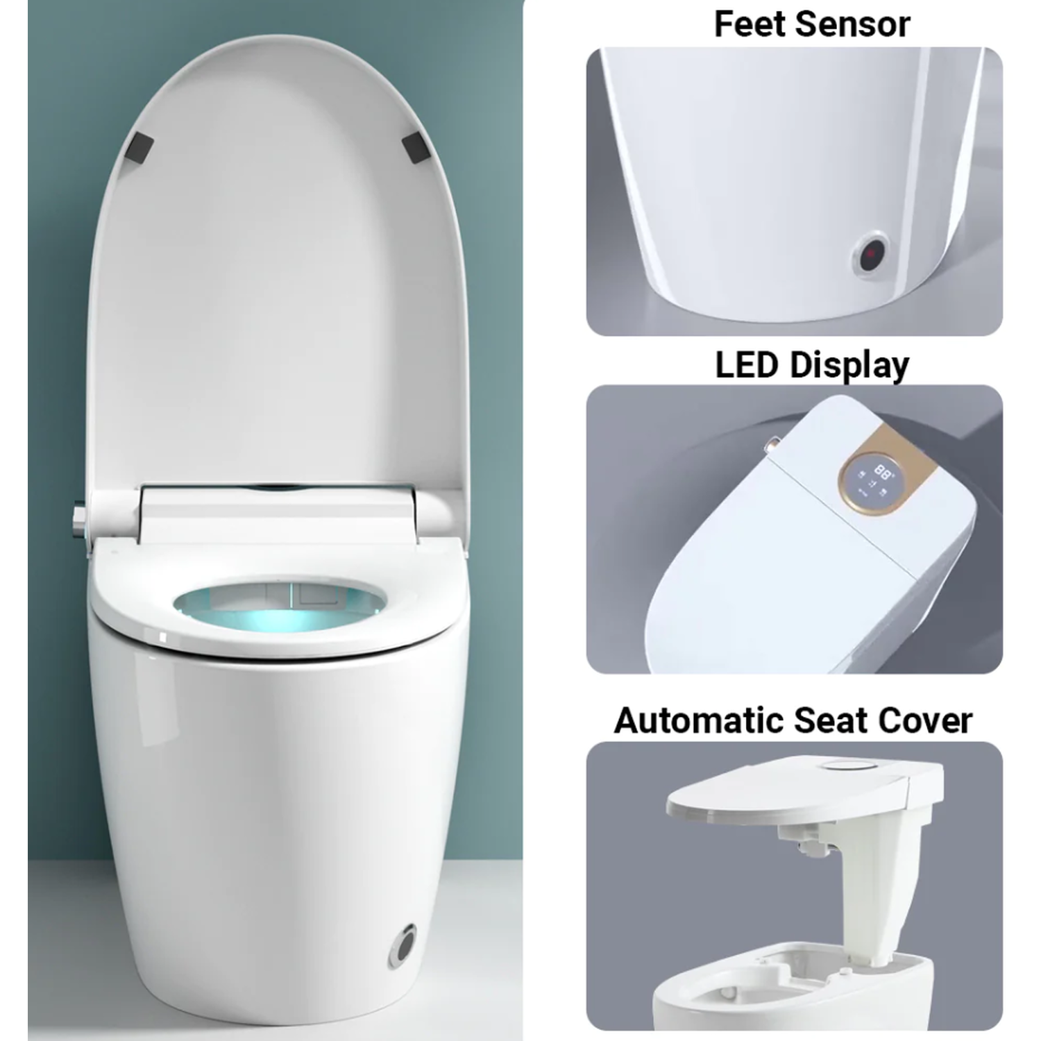 Smart Basin Smart Toilet with inner tank