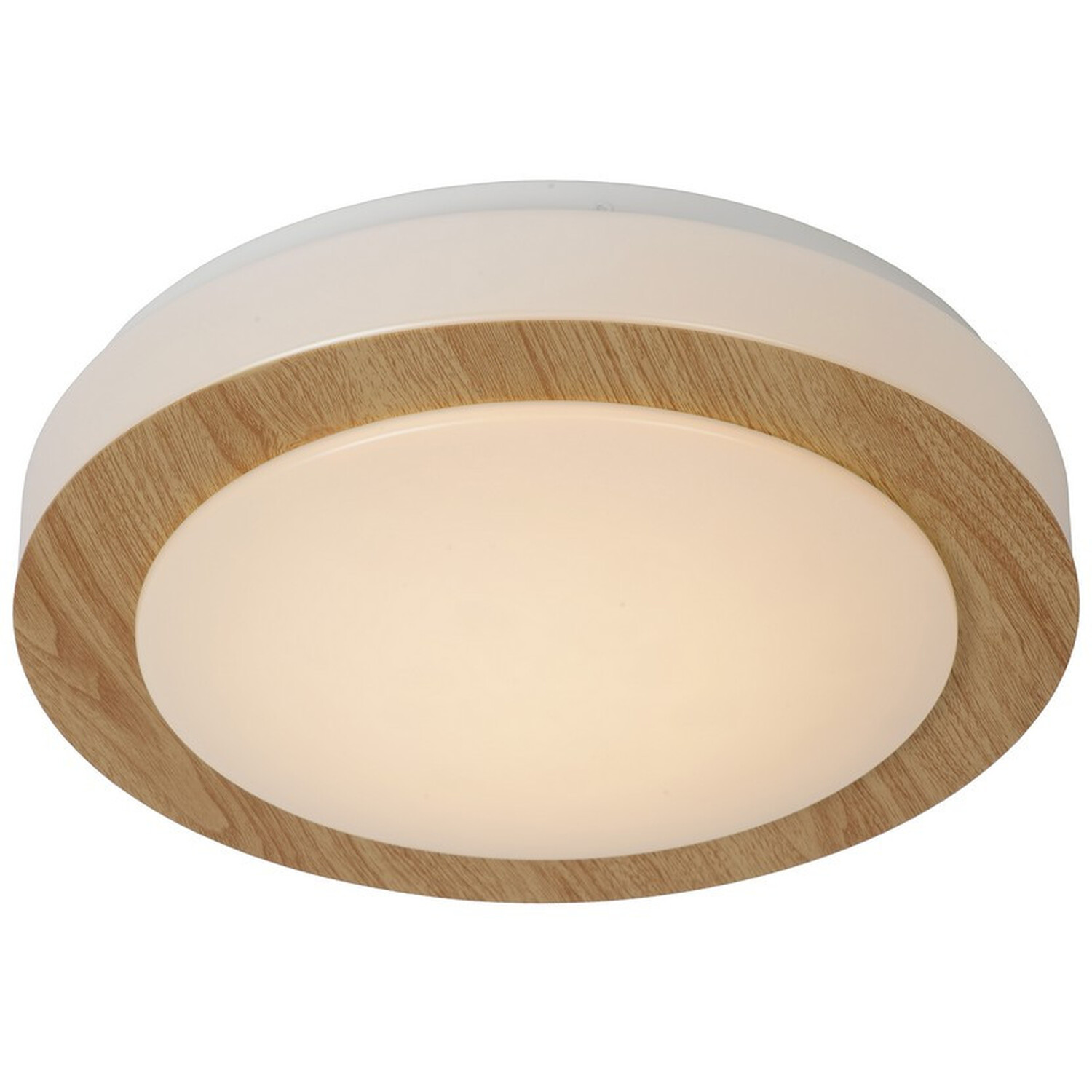 Dimy Modern Flush Ceiling Light Bathroom Light Wood - Light wood thumbnail