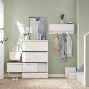 Shoe Storage Bench With Stool