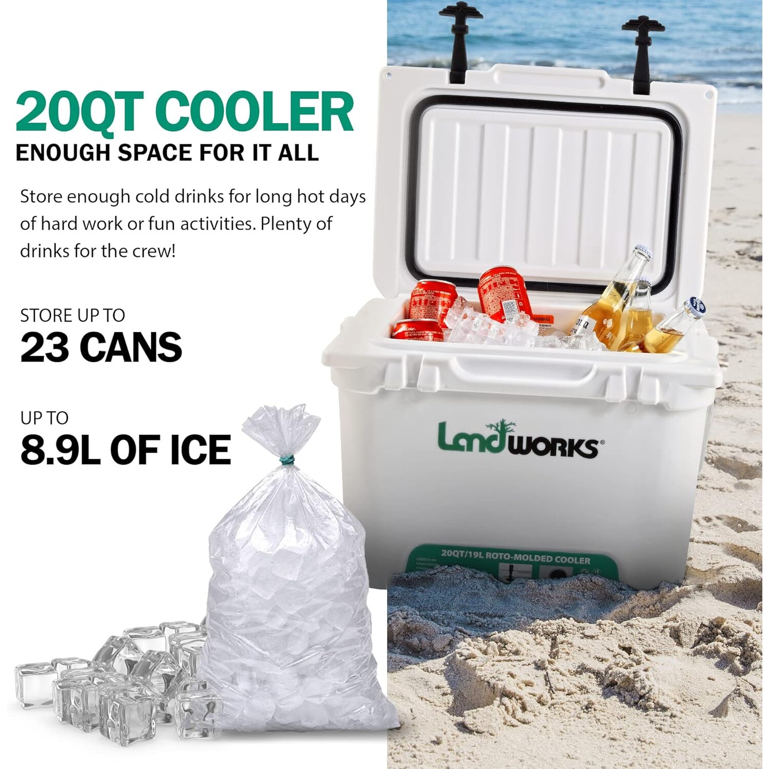 Rotomolded Enhanced Ice Cooler