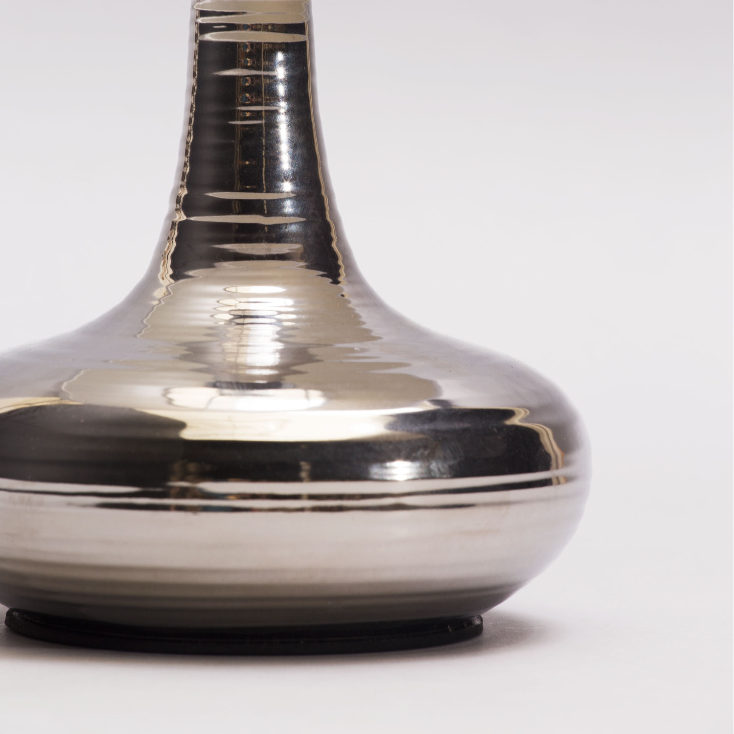 Mini Scratched Table Lamp - Polished Chrome