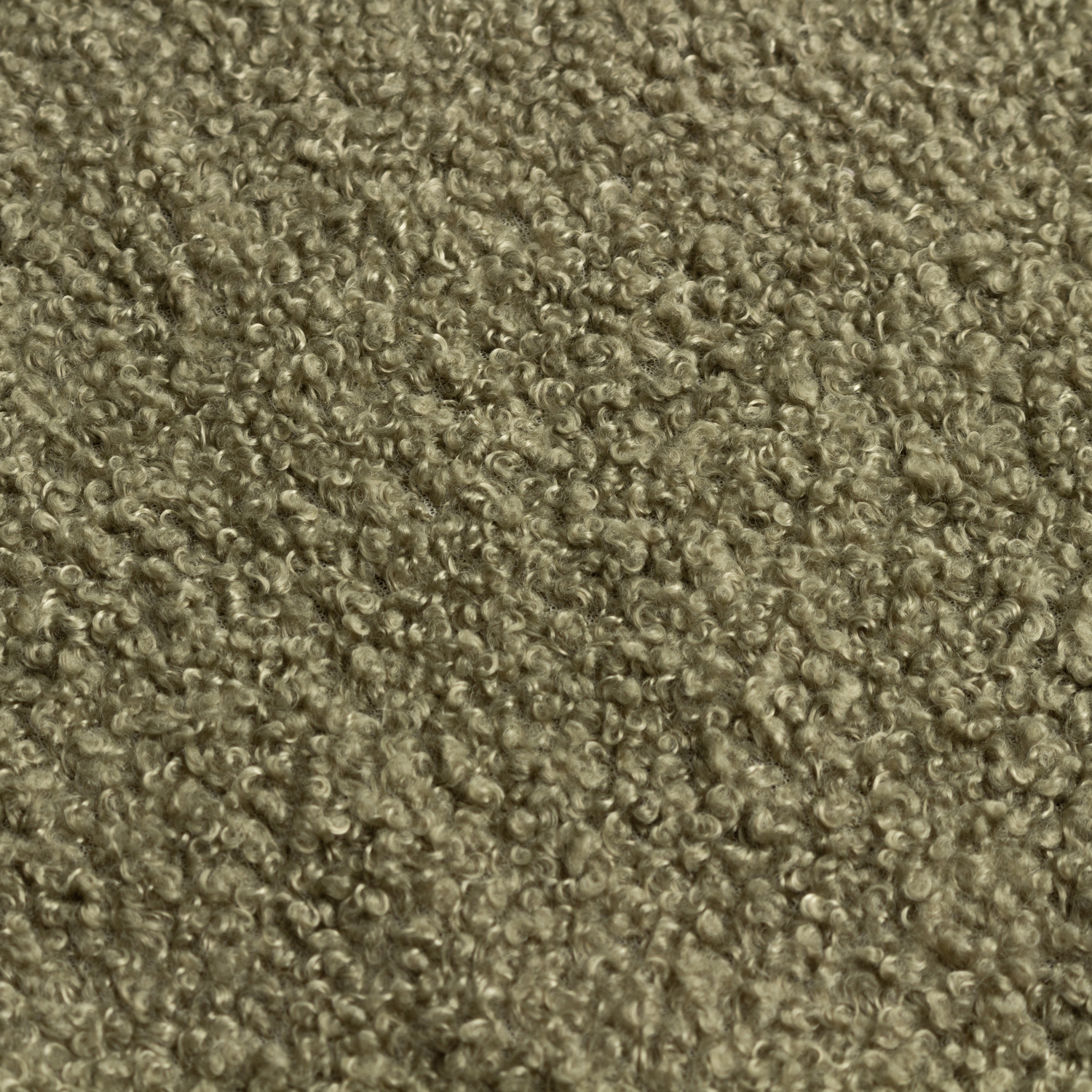 Boucle Textured Duvet Cover Set - Olive Double