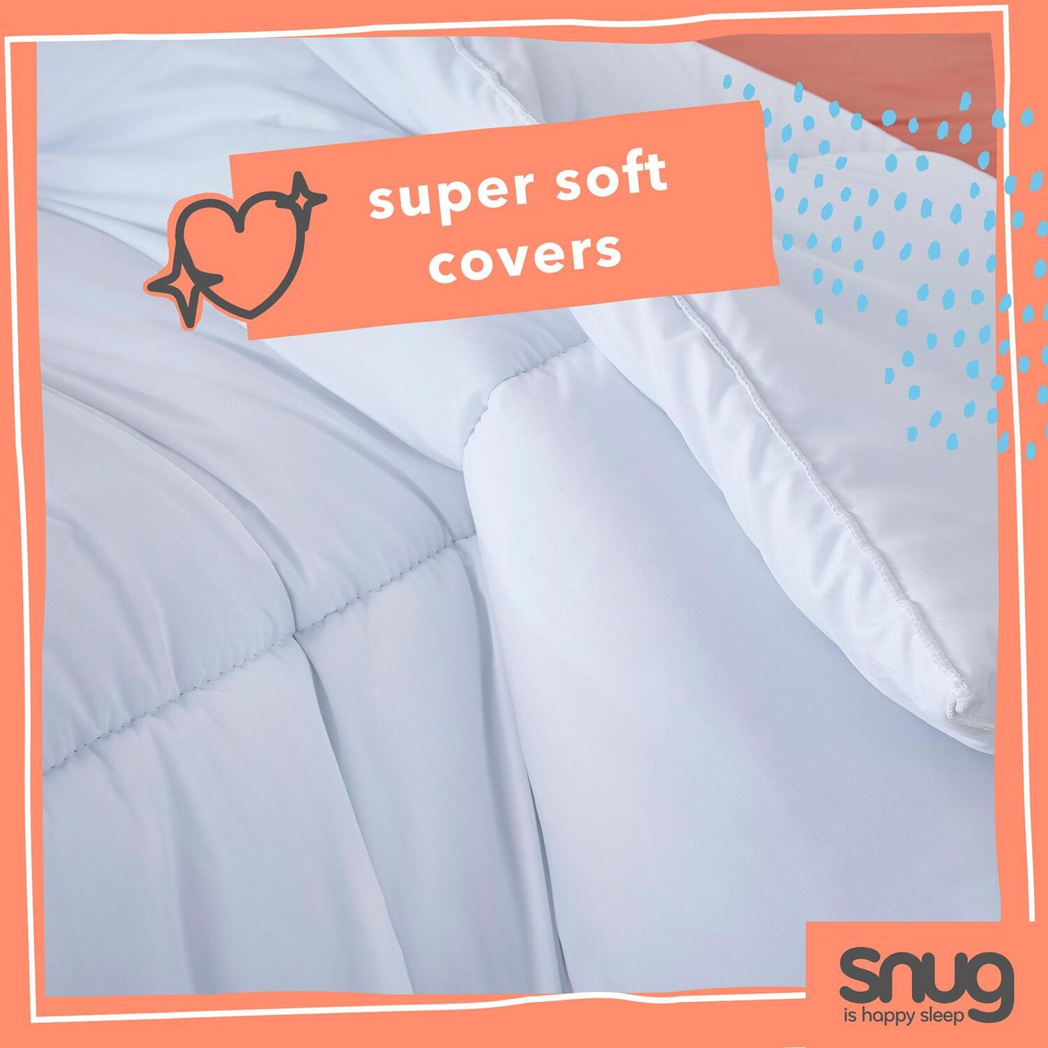 13 5 Tog Duvet Quilt - White Single