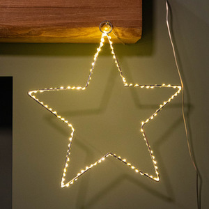 Light up Dewdrop Christmas 2D Star with 120 LEDs