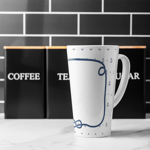 Rope Doodle Latte Mug