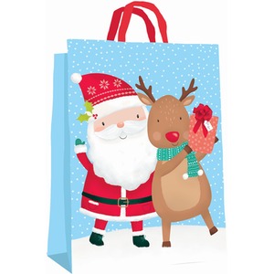 Jumbo Christmas Gift Bag Santa Reindeer Gift Sack Tote Bag 67cm