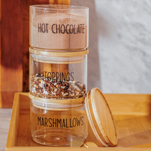 Hot Chocolate Stacking Jars