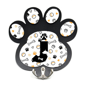 Dog Lead and Harness Hanger Letter J