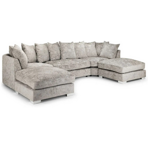 Bishop U Shape Sofa Truffle Scatterback