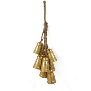 8 Metal Hanging Bells