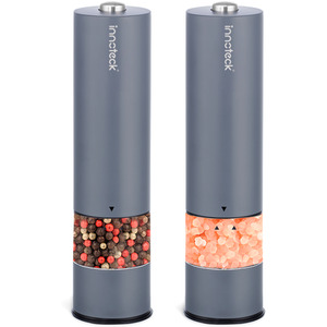 Electric One Touch Salt and Pepper Grinders Battery Operated