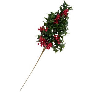 Red Berry and Holly Spray