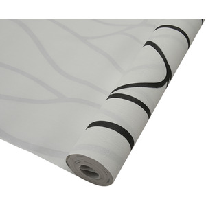 Livingandhome Non-Woven Line Pattern Wallpaper Roll