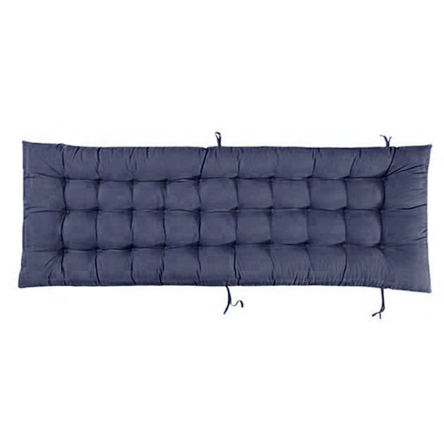 Lifeideas Outdoor Tufted Lounger Cushion - Dark Blue