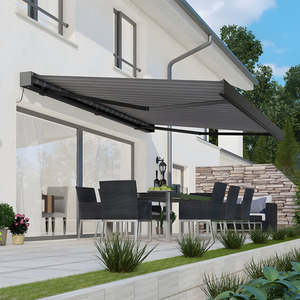 Deluxe Wireless Remote Full Cassette Electric 4m Awning With Lights