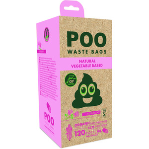 MPets Poo Bags Dog Waste Rose Scent 120 bags