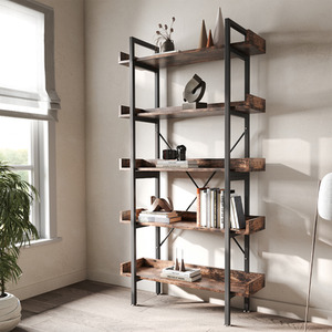 5-Tier Metal Display Book Shelf