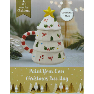 Paint Your Own Christmas Tree Mug Kit
