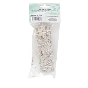 10Cm White Sage Smudge Stick For Cleansing And Purifying